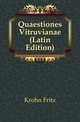 Quaestiones Vitruvianae (Latin Edition), Krohn Fritz 