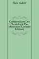Compendium Der Physiologie Des Menschen (German Edition), Fick Adolf 