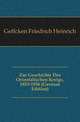 Zur Geschichte Des Orientalischen Kreigs, 1853-1856 (German Edition), Geffcken Friedrich Heinrich 