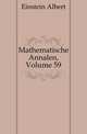 Mathematische Annalen, Volume 59, Einstein Albert 
