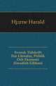 Svensk Tidskrift Foer Literatur, Politik Och Ekonomi (Swedish Edition), Hjaerne Harald 