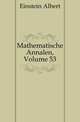 Mathematische Annalen, Volume 53, Einstein Albert 