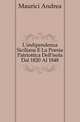L'indipendenza Siciliana E La Poesia Patriottica Dell'isola Dal 1820 Al 1848, Maurici Andrea 