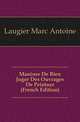 Maniere De Bien Juger Des Ouvrages De Peinture (French Edition), Laugier Marc Antoine 