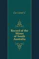 Record of the Mines of South Australia, Lionel C. Gee 