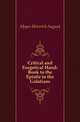 Critical and Exegetical Hand-Book to the Epistle to the Galatians, Meyer, Heinrich August Wilhelm 