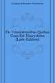 De Translationibus Quibus Usus Est Thucydides (Latin Edition), Corsten Johannes Franciscus 