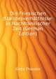 Die Friesischen Standesverhaeltnisse in Nachfraenkischer Zeit (German Edition), Siebs Theodor 