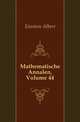 Mathematische Annalen, Volume 44, Einstein Albert 