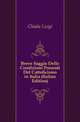 Breve Saggio Delle Condizioni Presenti Del Cattolicismo in Italia (Italian Edition), Chiala Luigi 