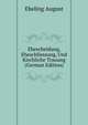 Ehescheidung, Eheschliessung, Und Kirchliche Trauung (German Edition), Ebeling August 