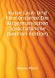 Kurze Laut- Und Flexionslehre Der Altgermanischen Sprachstaemme (German Edition), Heyne Moriz 