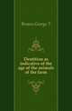Dentition as indicative of the age of the animals of the farm, George T. Brown 