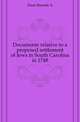 Documents relative to a proposed settlement of Jews in South Carolina in 1748, Elzas Barnett A 