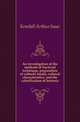 An investigation of the methods of bacterial technique, preparation of cultural media, cultural characteristics, and the calssification of bacteria, Kendall Arthur Isaac 