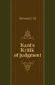 Kant's Kritik of judgment, J. H. Bernard 