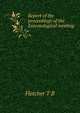 Report of the proceedings of the ... Entomological meeting, Fletcher T B 