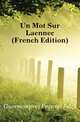 Un Mot Sur Laennec (French Edition), Guermonprez Francois Jules 