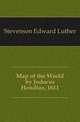 Map of the World by Jodocus Hondius, 1611, Stevenson Edward Luther 