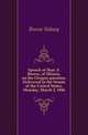 Speech of Hon. S. Breese, of Illinois, on the Oregon question. Delivered in the Senate of the United States, Monday, March 2, 1846, Breese Sidney 