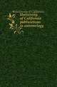 University of California publications in entomology, #University of California 