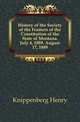 History of the Society of the Framers of the Constitution of the State of Montana. July 4, 1889. August 17, 1889, Knippenberg Henry 