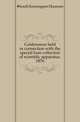 Conferences held in connection with the special loan collection of scientific apparatus, 1876, #South Kensington Museum 