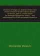 Decision of Judge J.C. Jenkins of the court of first instance for the judicial district of Manila, part IV, in the action for damages brought by Dean C. ... and administrators of the newspaper known as, Worcester Dean C 