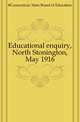 Educational enquiry, North Stonington, May 1916, #Connecticut. State Board of Education 