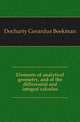 Elements of analytical geometry, and of the differential and integral calculus, Docharty Gerardus Beekman 