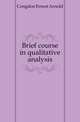 Brief course in qualitative analysis, Congdon Ernest Arnold 