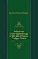 Selections from the writings of the late Thomas Hedges Genin, Genin Thomas Hedges 