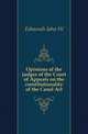 Opinions of the judges of the Court of Appeals on the constitutionality of the Canal Act., Edmonds John W. 