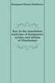 Key to the translation exercises of Kempson's syntax and idioms of Hindustani, Kempson Simon Matthews 
