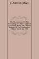 The Bi-centenary Of The Founding Of City Of Detroit 1701-1901, Being The Official Report Of The Celebration Of July 24, 25, 26, 1901, ) Detroit (Mich 