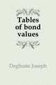 Tables of bond values, Deghuee Joseph 