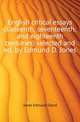 English critical essays (sixteenth, seventeenth, and eighteenth centuries) selected and ed. by Edmund D. Jones, Jones Edmund David 