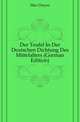 Der Teufel In Der Deutschen Dichtung Des Mittelalters (German Edition), Max Dreyer 