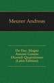 De Dec. Magni Ausoni Genere Dicendi Quaestiones (Latin Edition), Meurer Andreas 