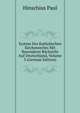 System Des Katholischen Kirchenrechts Mit Besonderer Ruecksicht Auf Deutschland, Volume 3 (German Edition), Hinschius Paul 