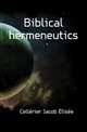 Biblical hermeneutics, Cellerier Jacob Elisee 