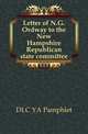 Letter of N.G. Ordway to the New Hampshire Republican state committee, DLC YA Pamphlet 