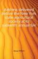 Address delivered before the New York state agricultural society at its sixteenth annual fair, Jessup William 