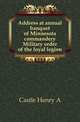 Address at annual banquet of Minnesota commandery Military order of the loyal legion, Castle Henry A 
