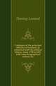 Catalogue of the principal officers of Vermont, as connected with its political history, from 1778 to 1851, with some biographical notices, &c., Deming Leonard 