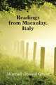Readings from Macaulay. Italy, Mitchell Donald Grant 