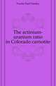 The actinium-uranium ratio in Colorado carnotite, Fussler Karl Hartley 