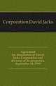 Agreement for dissolution of David Jacks Corporation and division of its properties, September 16, 1919, Corporation David Jacks 