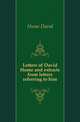 Letters of David Hume and extracts from letters referring to him, Hume David 