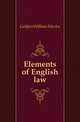 Elements of English law, Geldart William Martin 